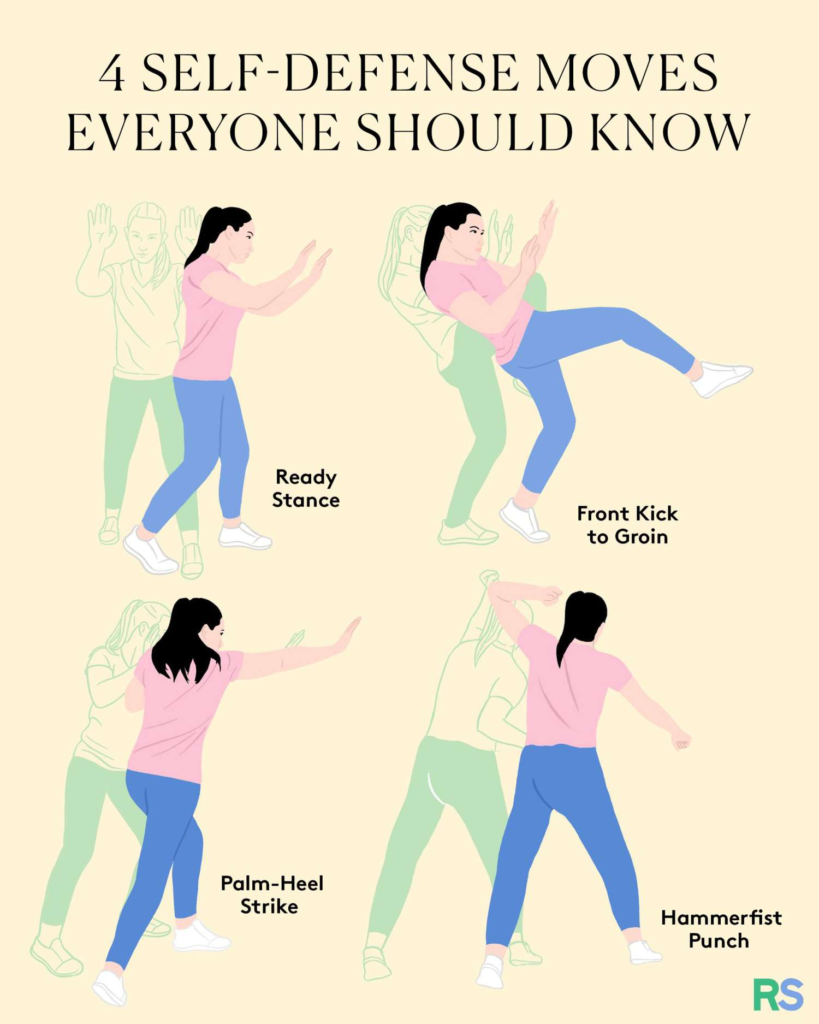 Self-defense moves
